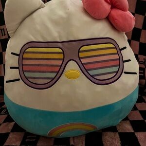 Squishmallow Hello Kitty with sunglasses